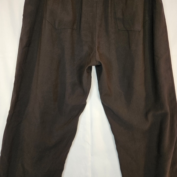 Lulus Womens Black Career Hi Waisted Pant Sz XL Strickly Business Taper Workwear - Picture 8 of 11